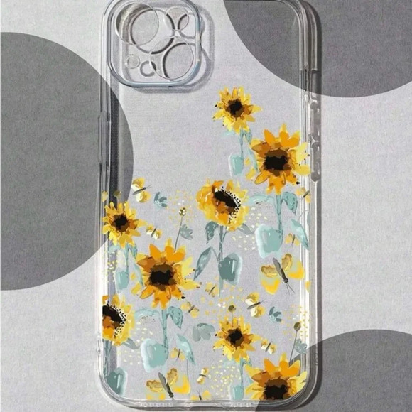 ⚠️Clearance iPhone 14/Pro/Pro Max Cute Sunflower Phone Case - Picture 2 of 5